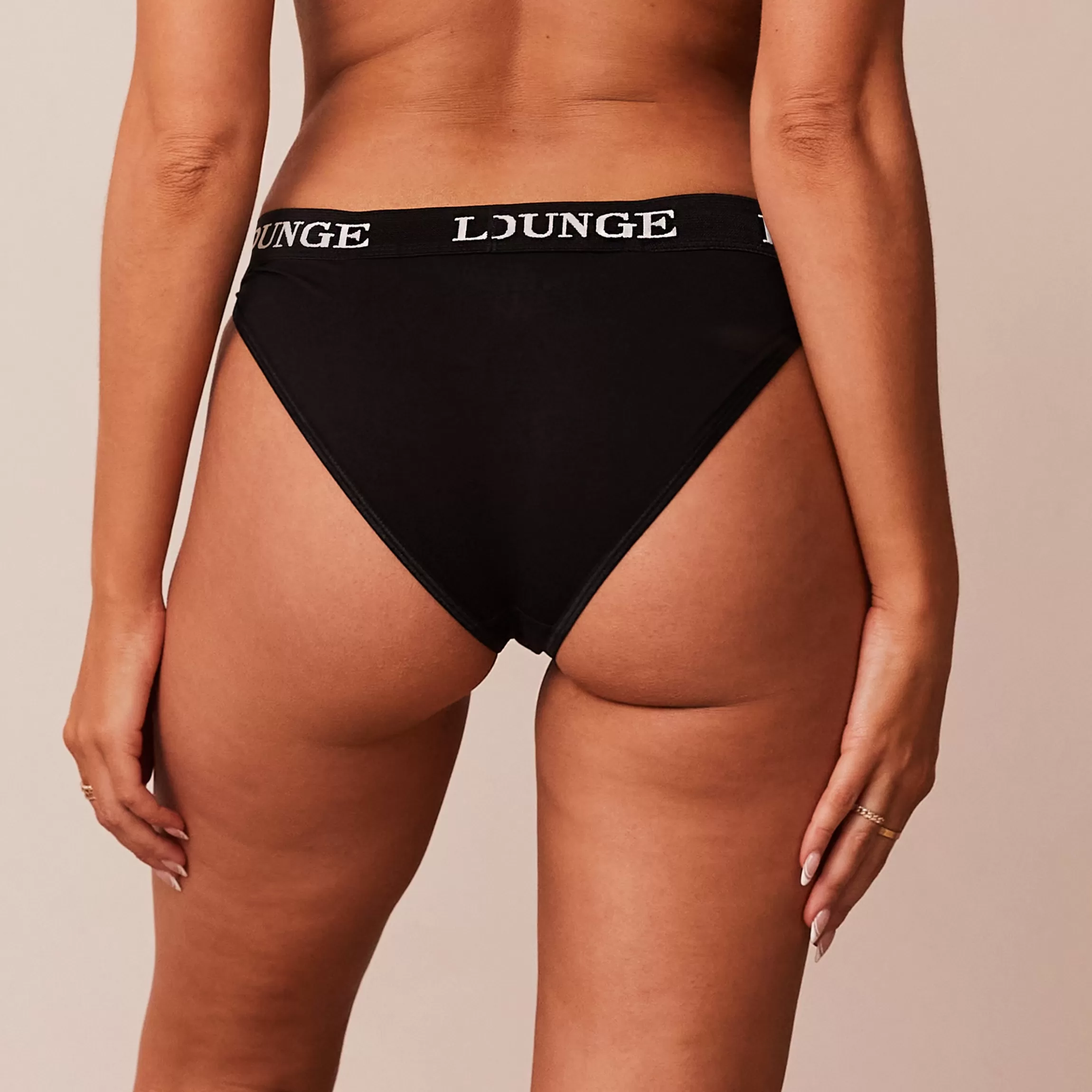 Lounge Bamboo Triangle Slip - Effen Zwart EffenZwart Cheap