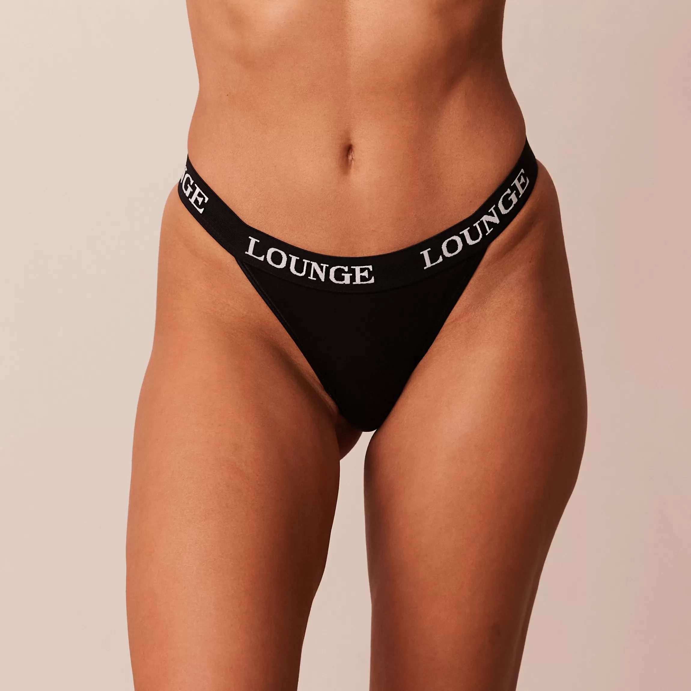 Lounge Bamboo Triangle String - Effen Zwart EffenZwart Fashion