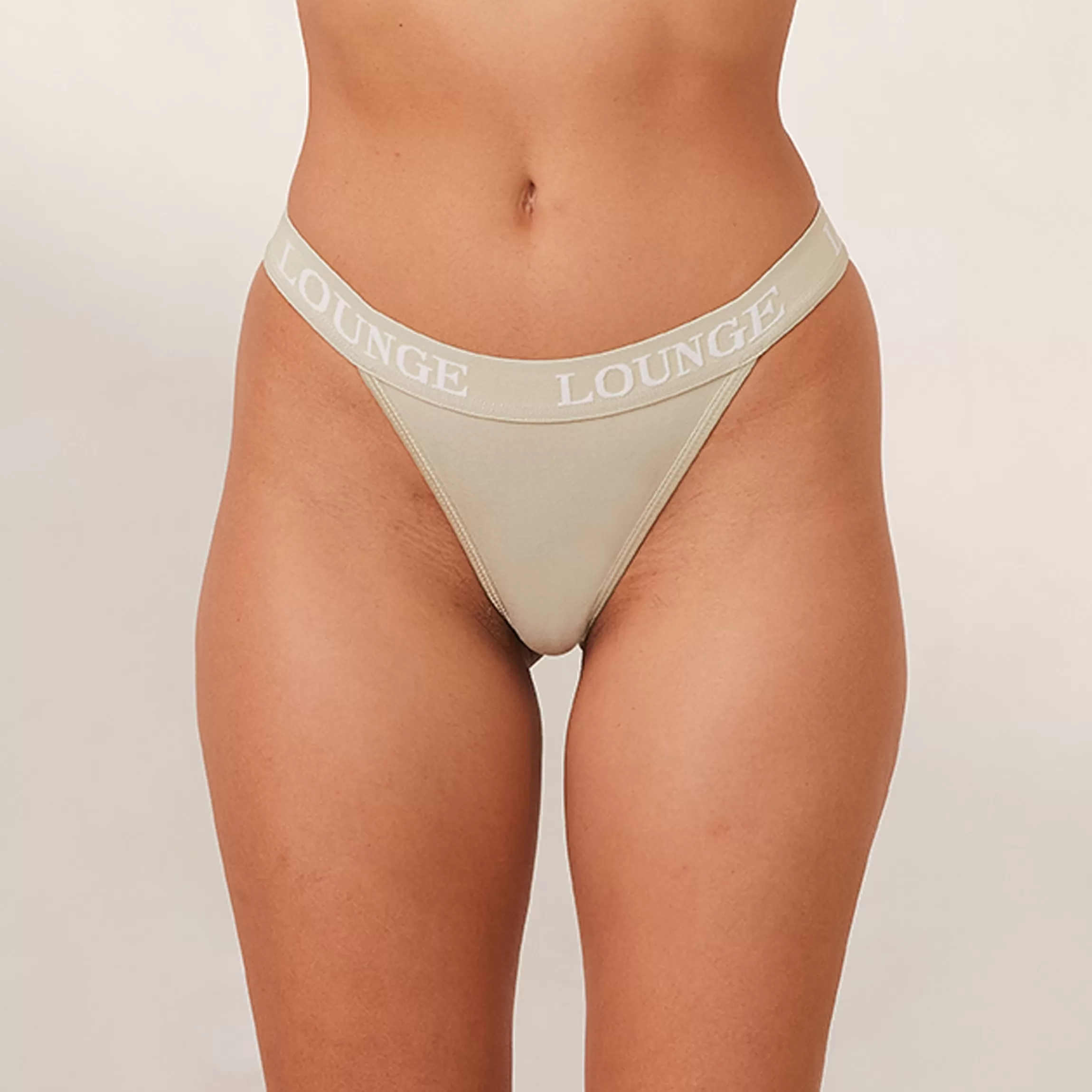 Lounge Bamboo Triangle String - Olijf Fashion