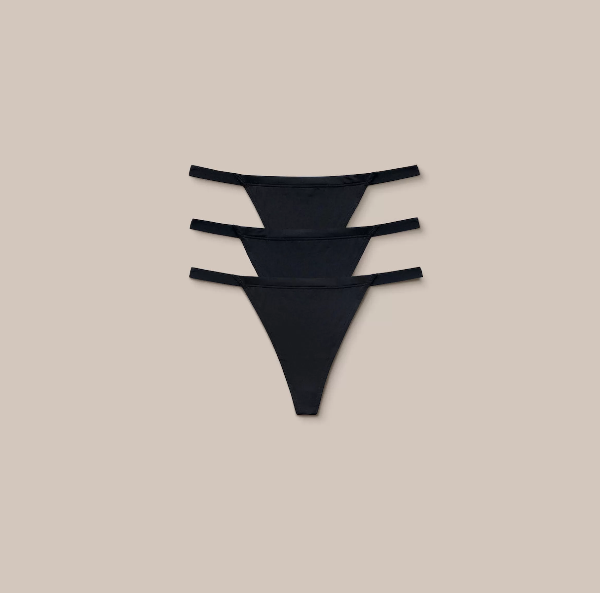 Lounge Basic G-Strings (3-Pack) - Zwart Discount