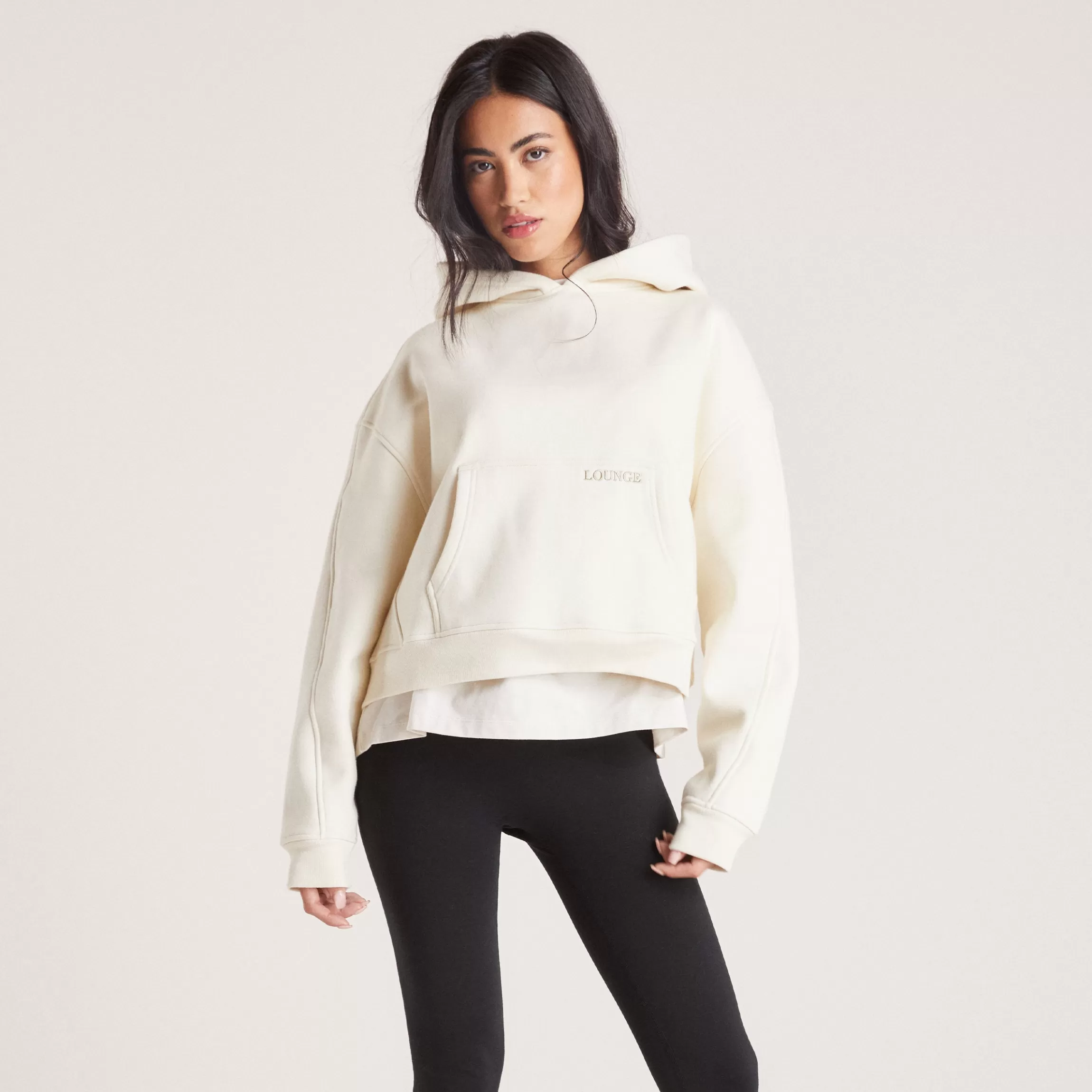 Lounge Boxy Hoodie - Tofu New