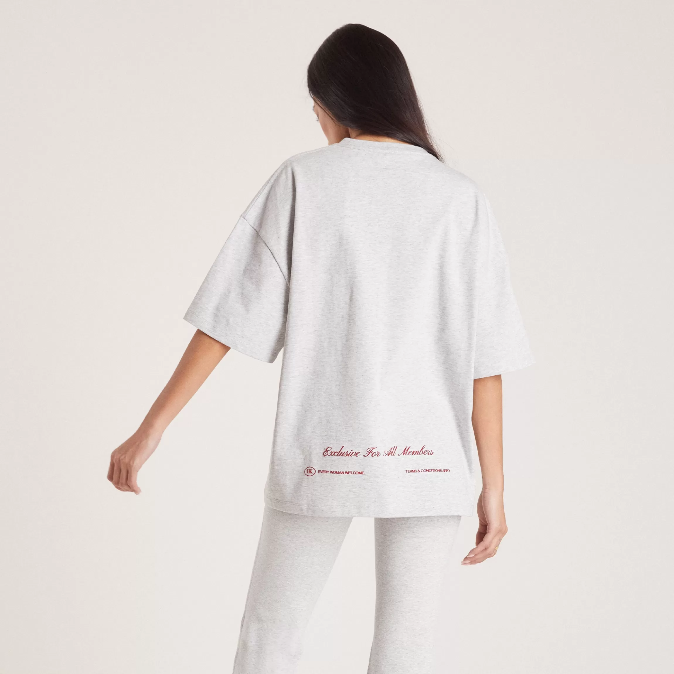 Lounge Boxy T-Shirt - Grijs Marl GrijsMarl Shop