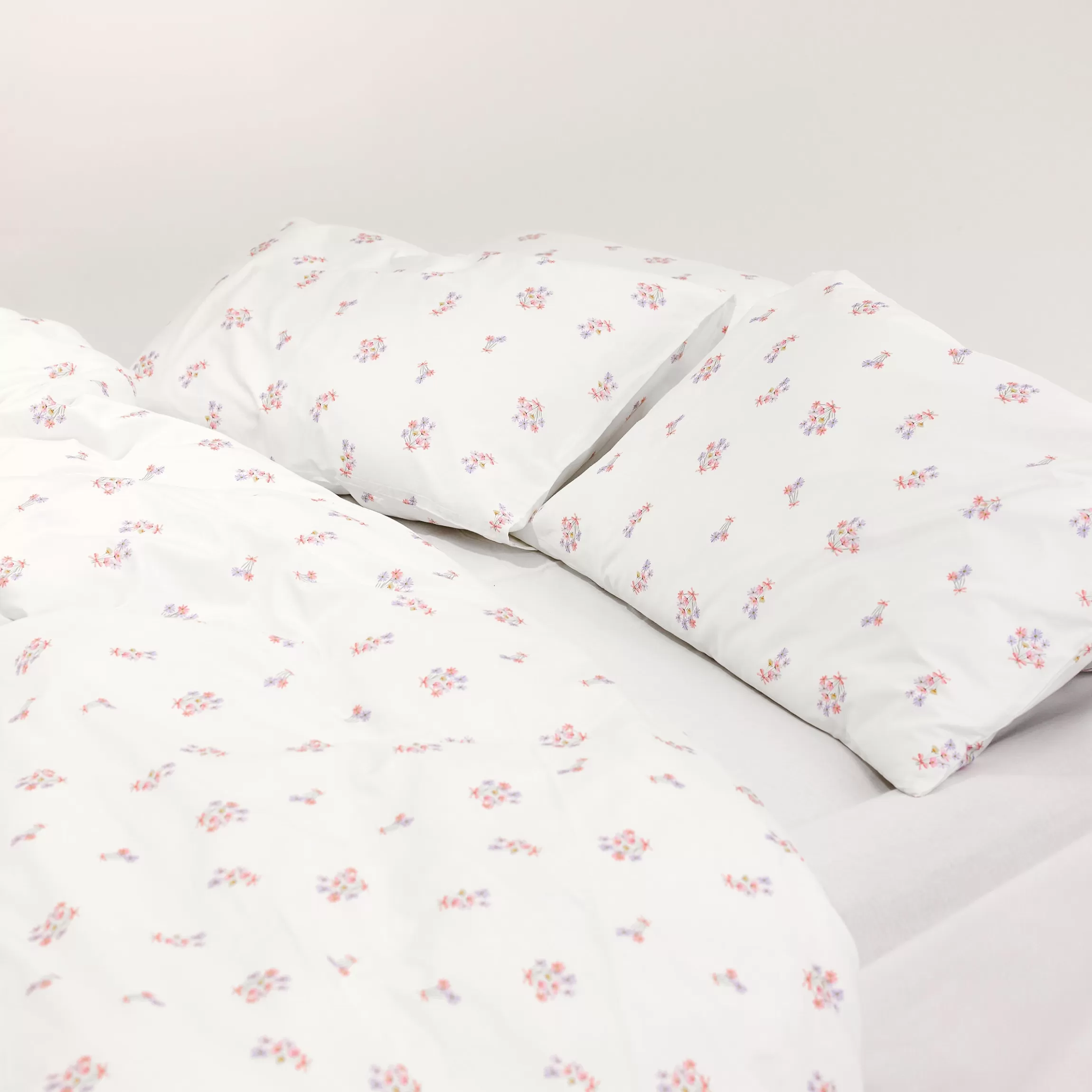 Lounge Breakfast Club Kussenslopen (2-pack) - Bloemig Wit BloemigWit Clearance