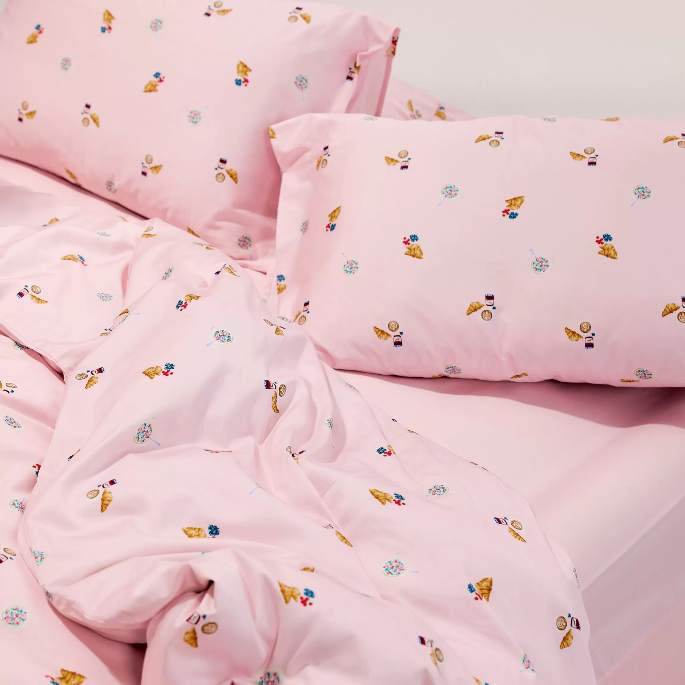 Lounge Breakfast Club Kussenslopen (2-pack) - Roze Discount