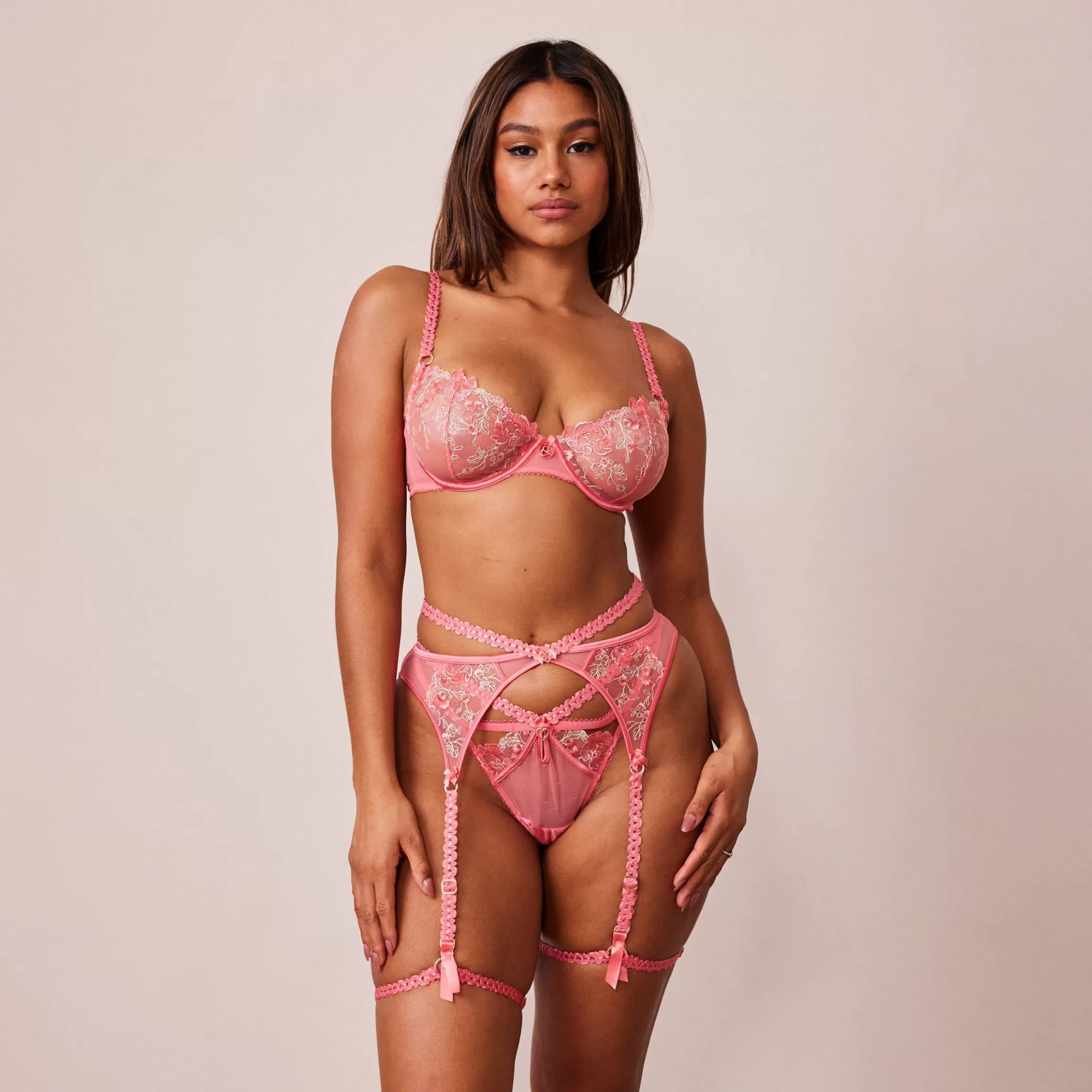 Lounge Casey Intimates Set - Roze Cheap