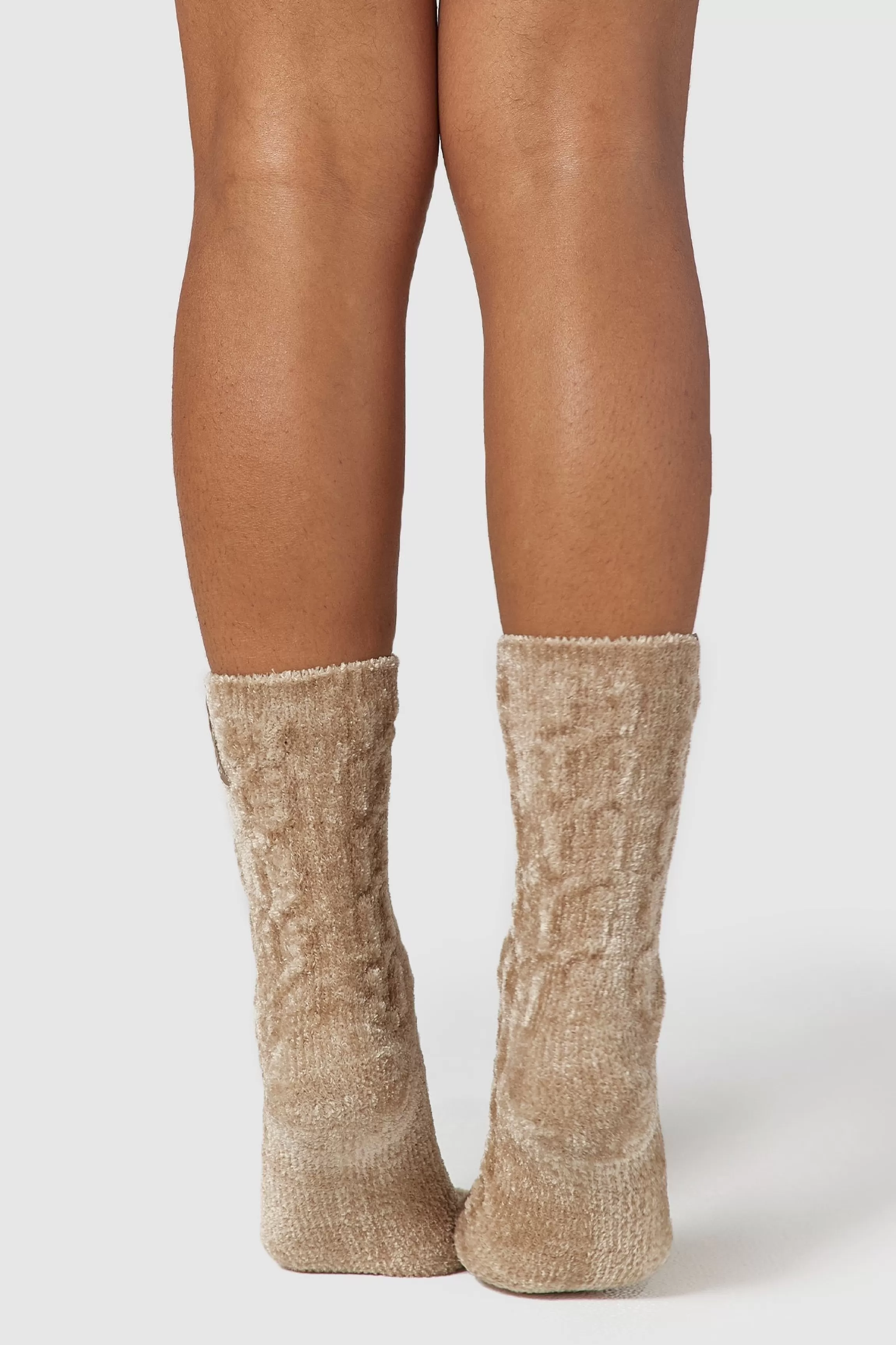 Lounge Chenille Gebreide Sokken - Nerts Sale