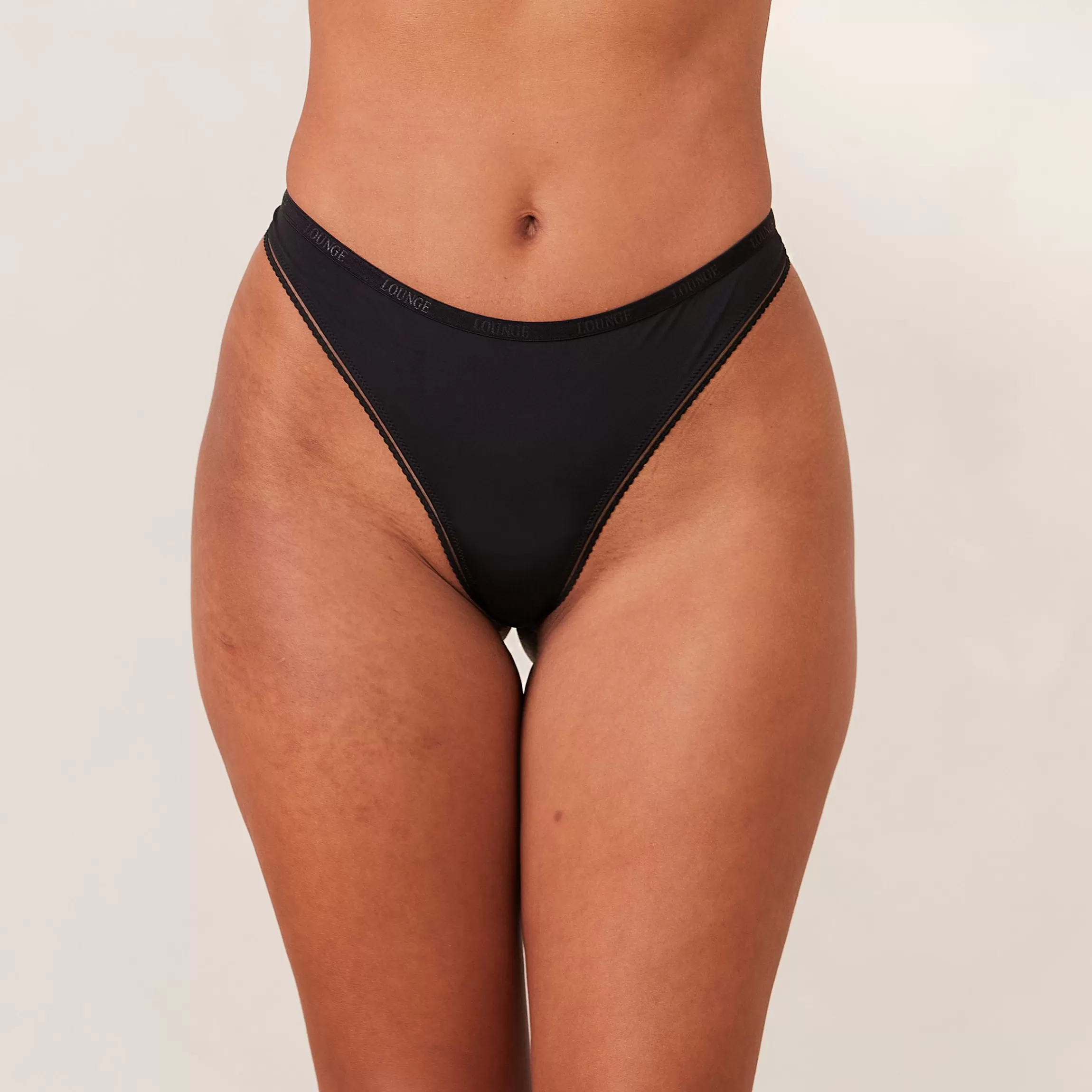 Lounge Comfort String - Zwart Black Cheap