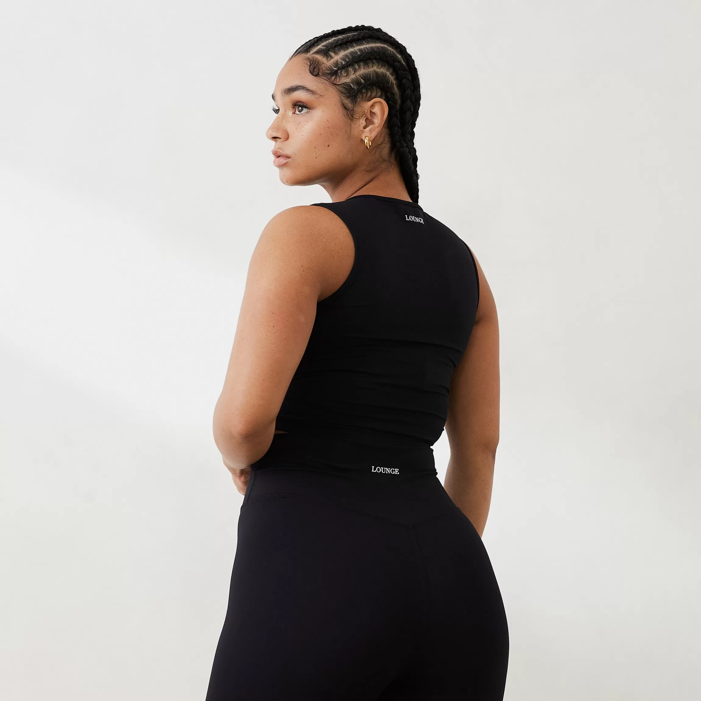 Lounge Essential Mouwloos Hemd - Zwart New
