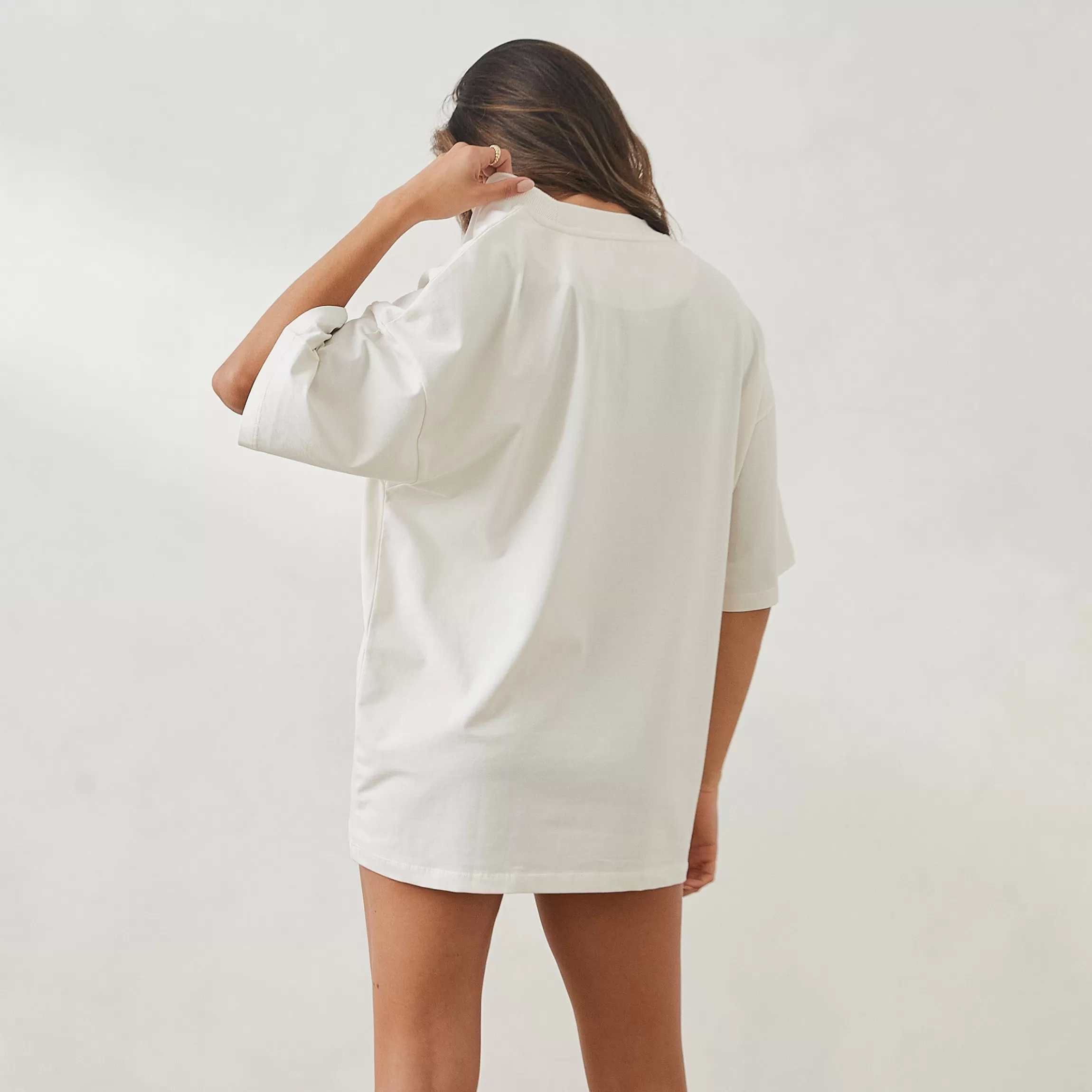 Lounge Essential Oversized T-shirt - Gebroken Wit GebrokenWit Fashion