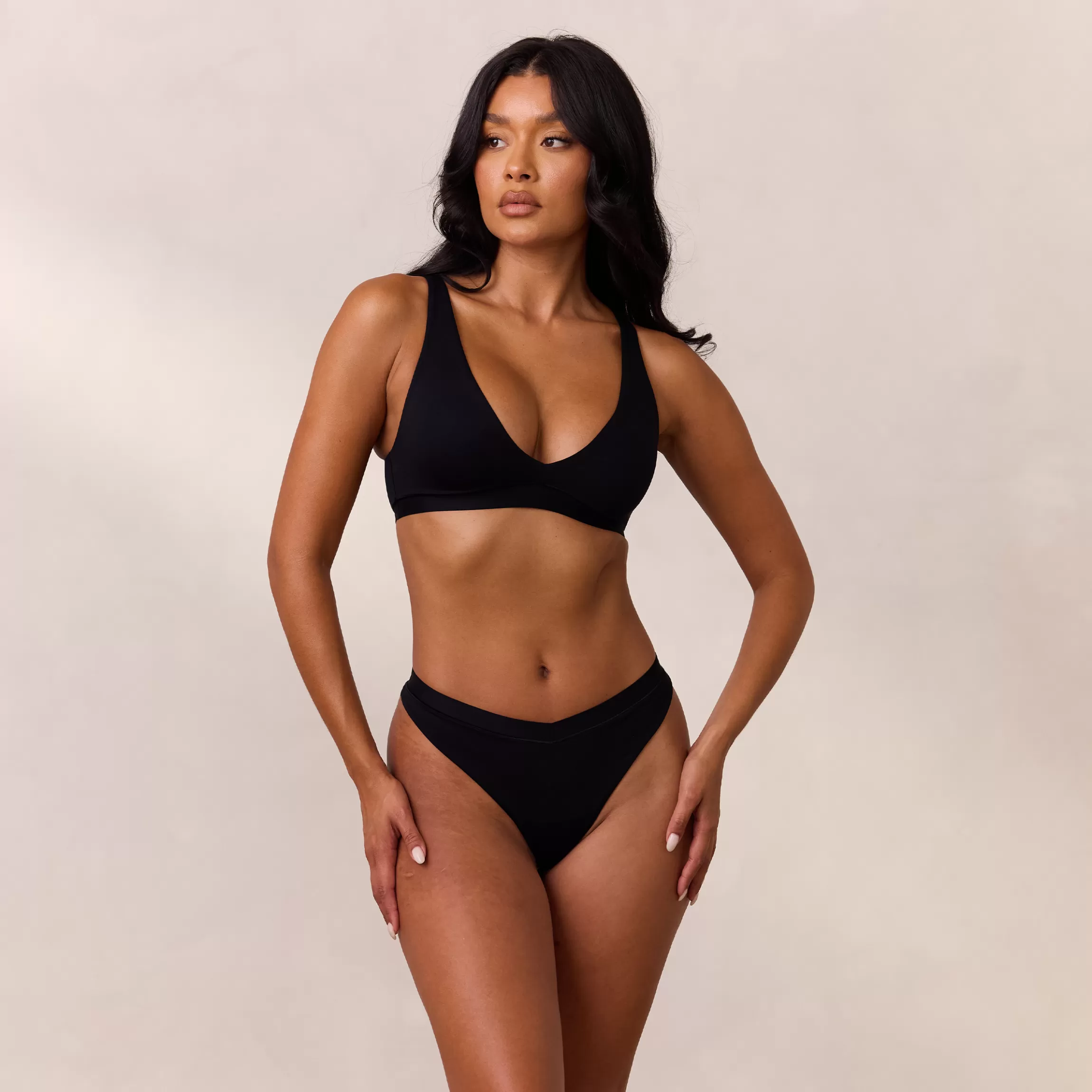 Lounge Everyday Comfort Triangle BH - Zwart Flash Sale