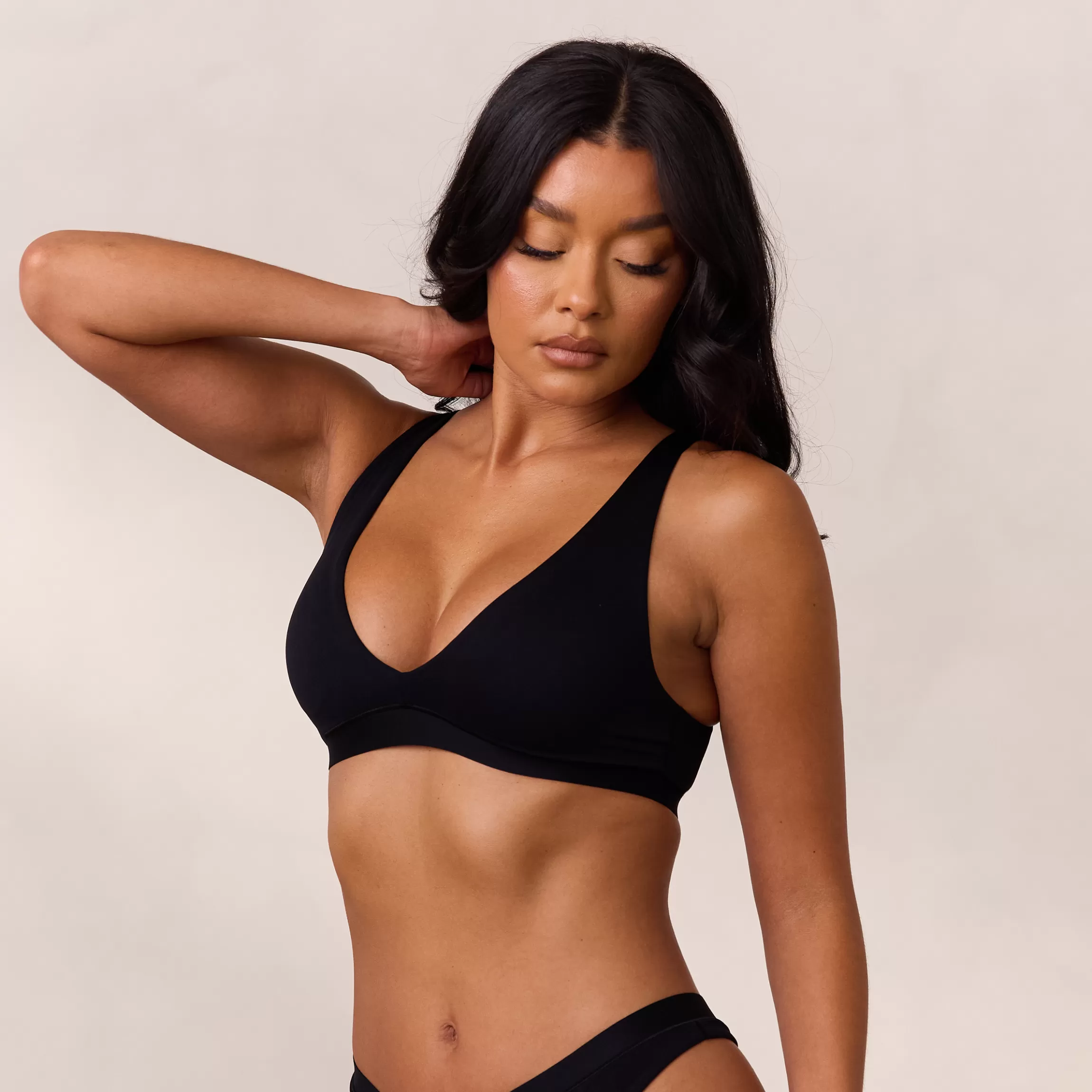 Lounge Everyday Comfort Triangle BH - Zwart Flash Sale