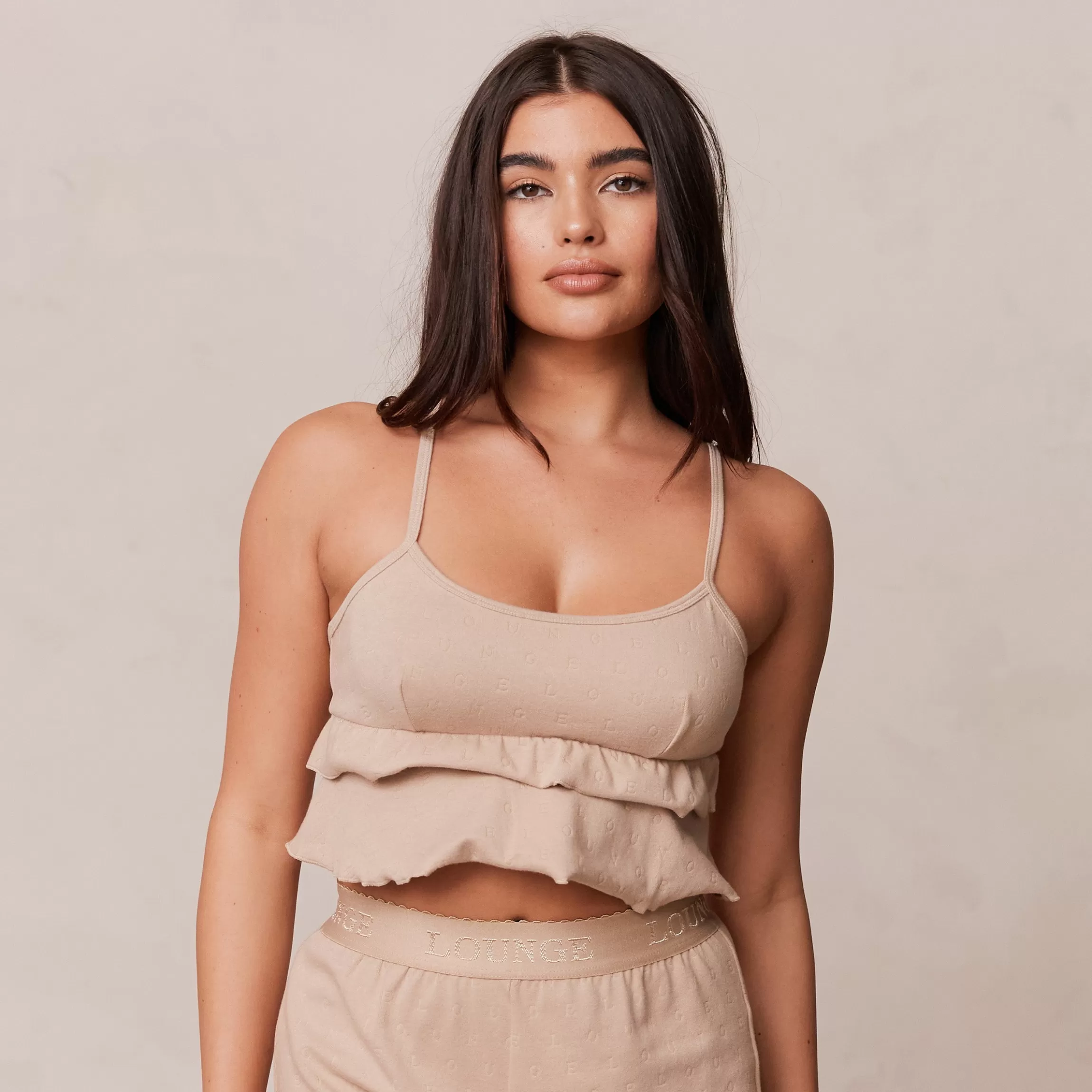 Lounge Frill Pyjama Cami Top - Nerts Store