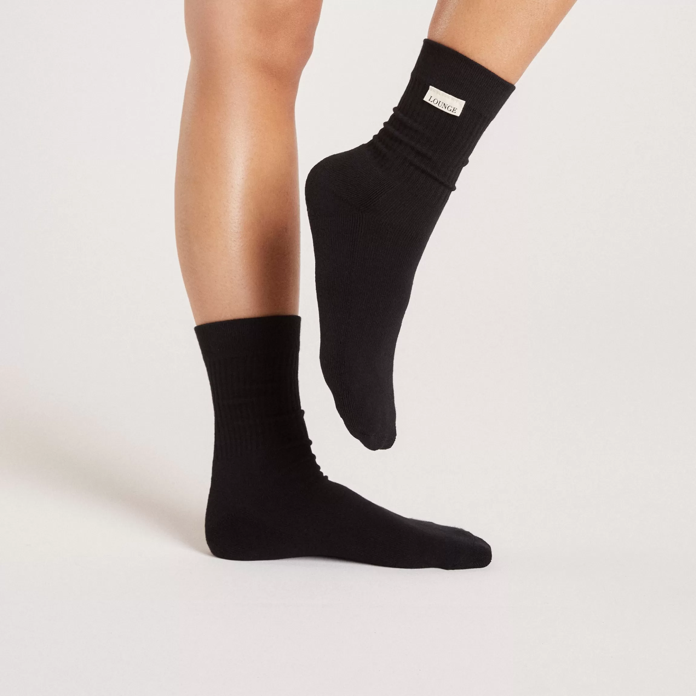 Lounge Logo Crew Sokken (2-Pack) - Zwart Discount