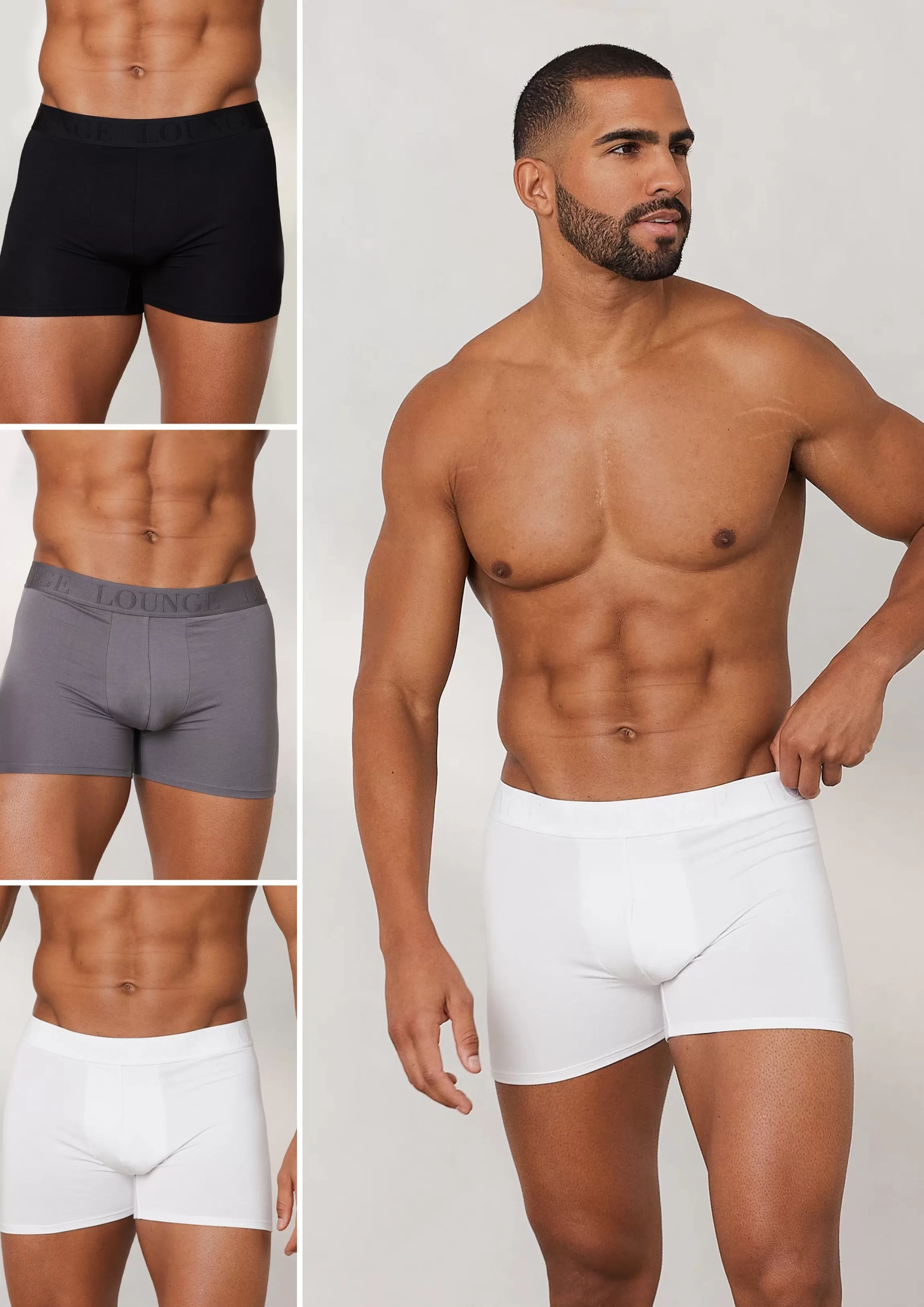 Lounge Luxe Herenboxershorts (3-Pack) - Multipack Cheap