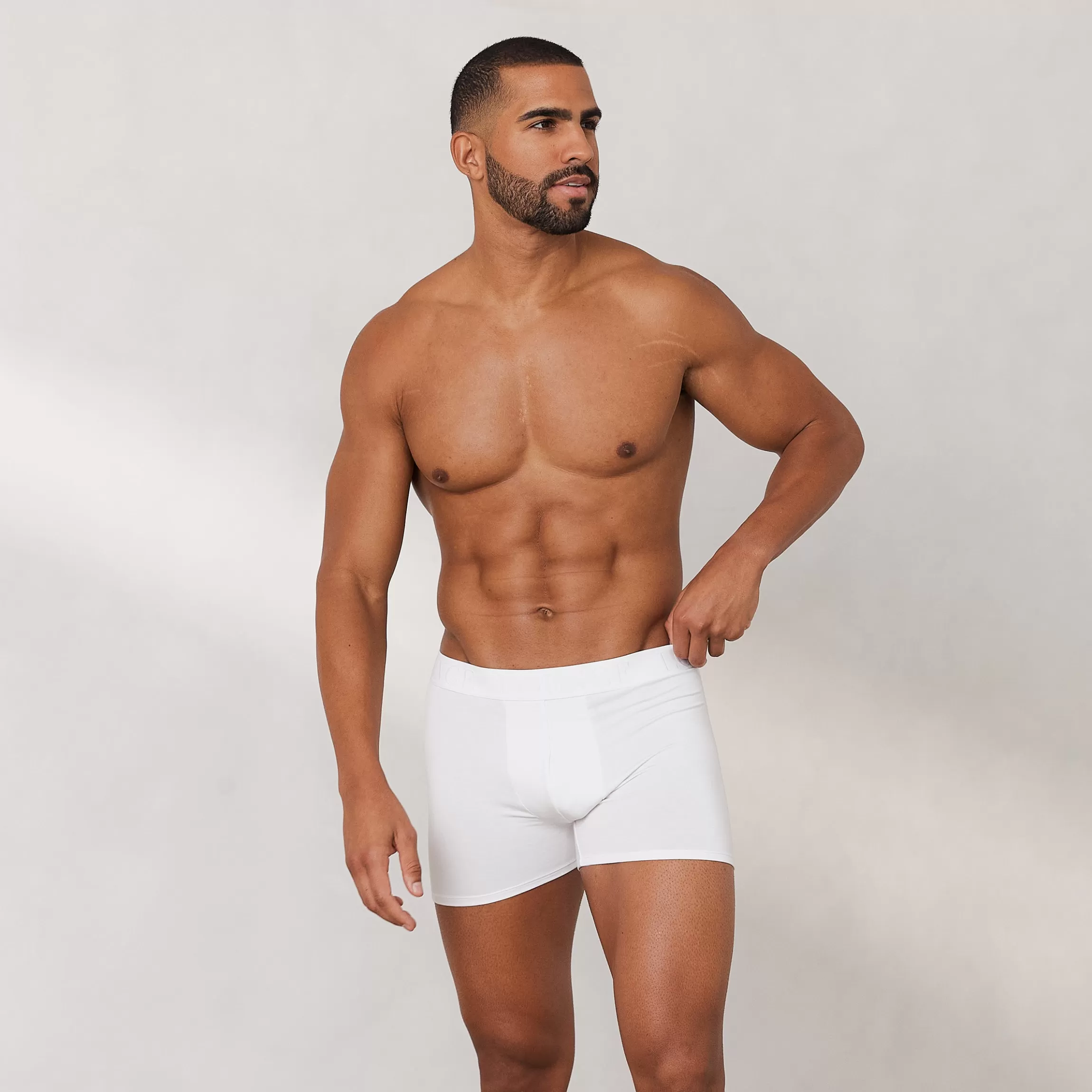 Lounge Luxe Herenboxershorts (3-Pack) - Wit Best Sale