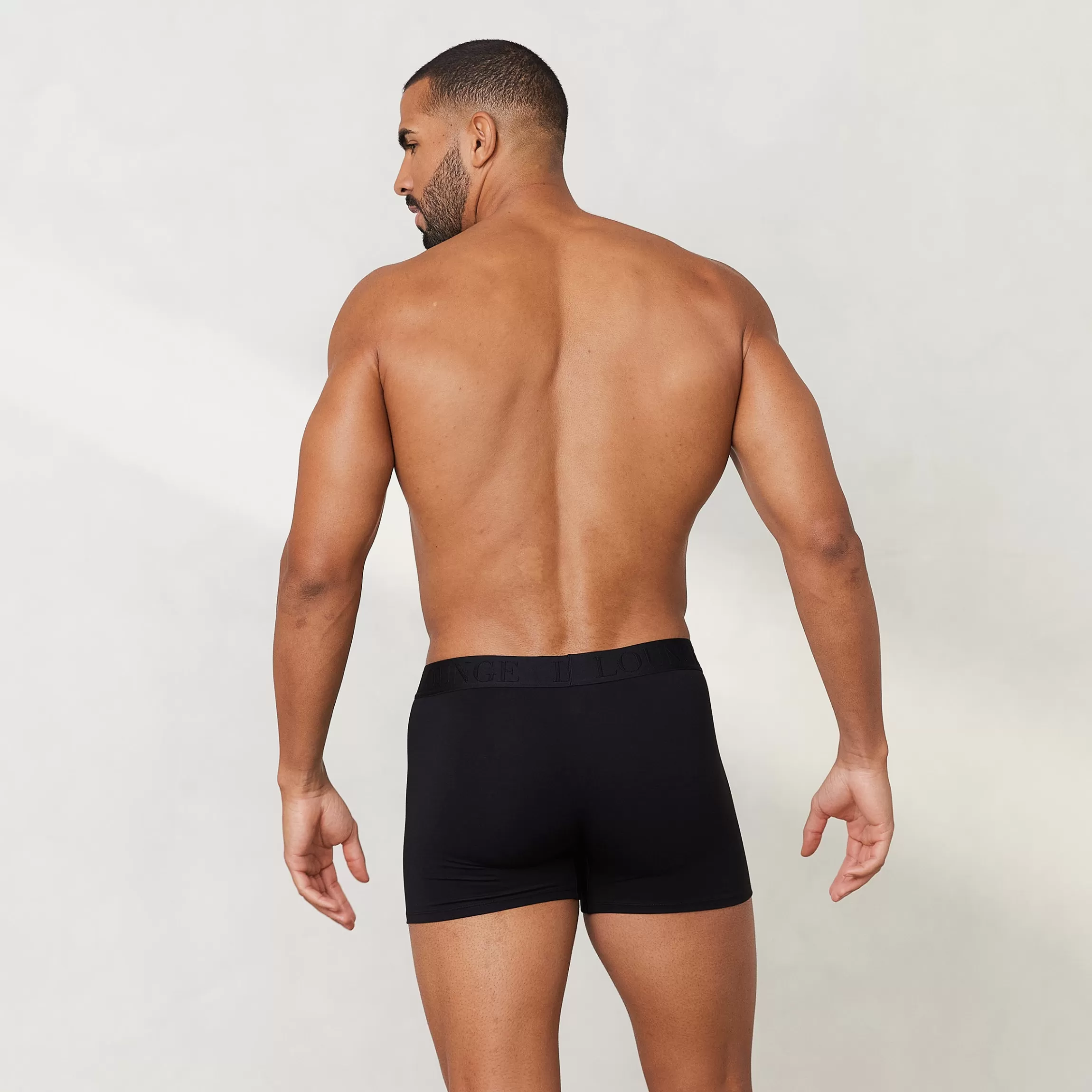 Lounge Luxe Herenboxershorts (3-Pack) - Zwart Outlet