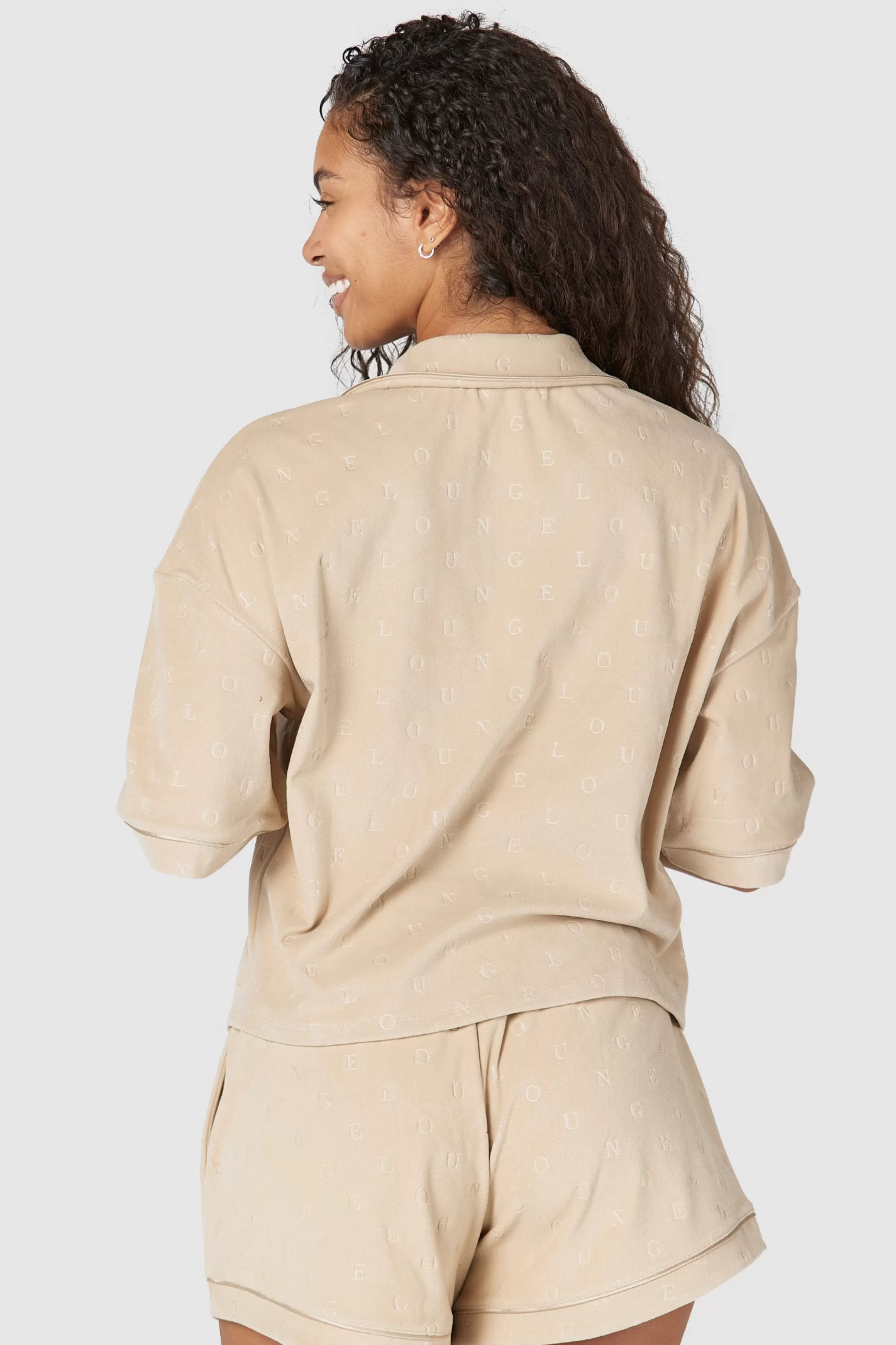 Lounge Luxury Embossed Pyjamatop - Nerts Shop