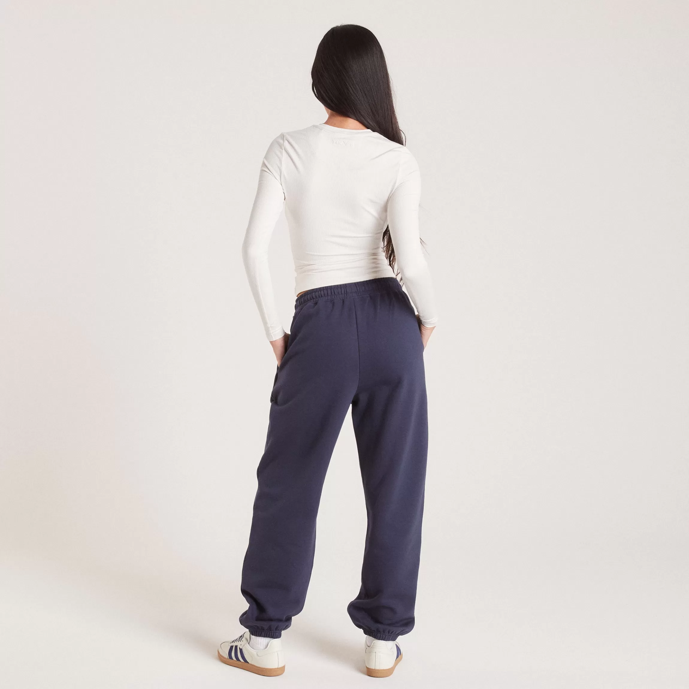 Lounge Manchet Joggingbroek - Inktblauw Online