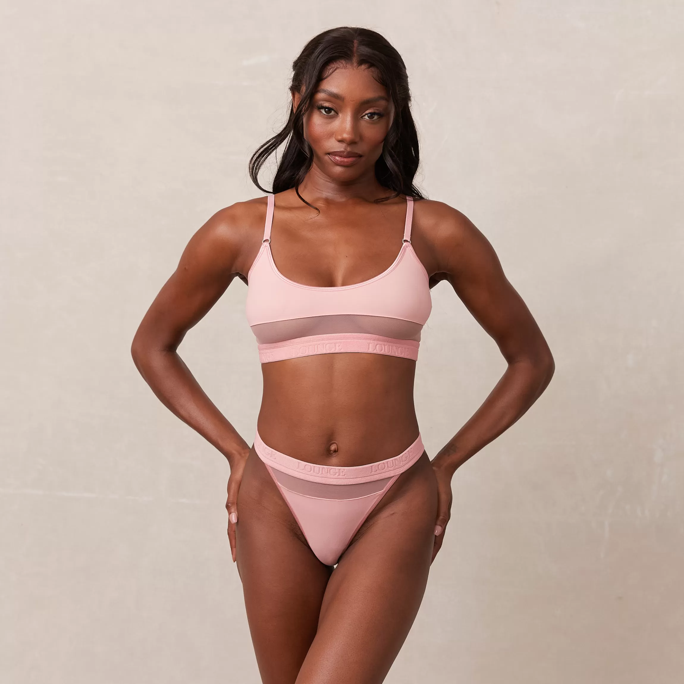 Lounge Mesh BH - Roze Fashion
