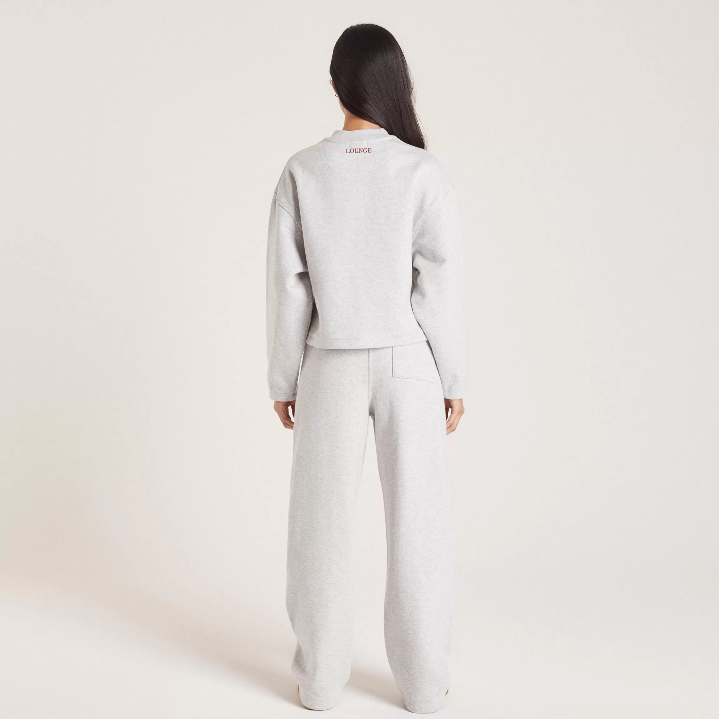 Lounge Rechte Joggingbroek - Grijs Marl GrijsMarl Shop