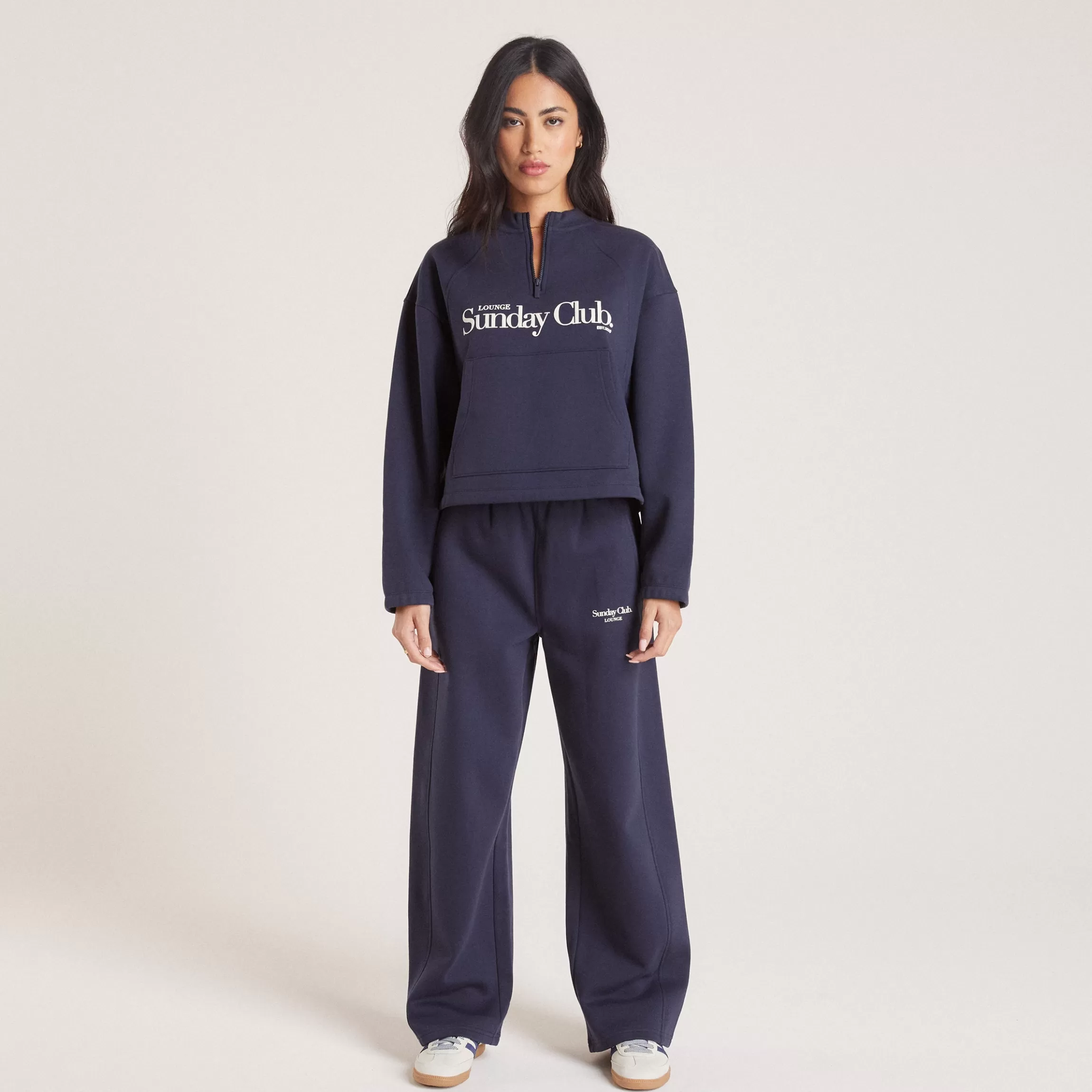 Lounge Rechte Joggingbroek - Inktblauw Hot