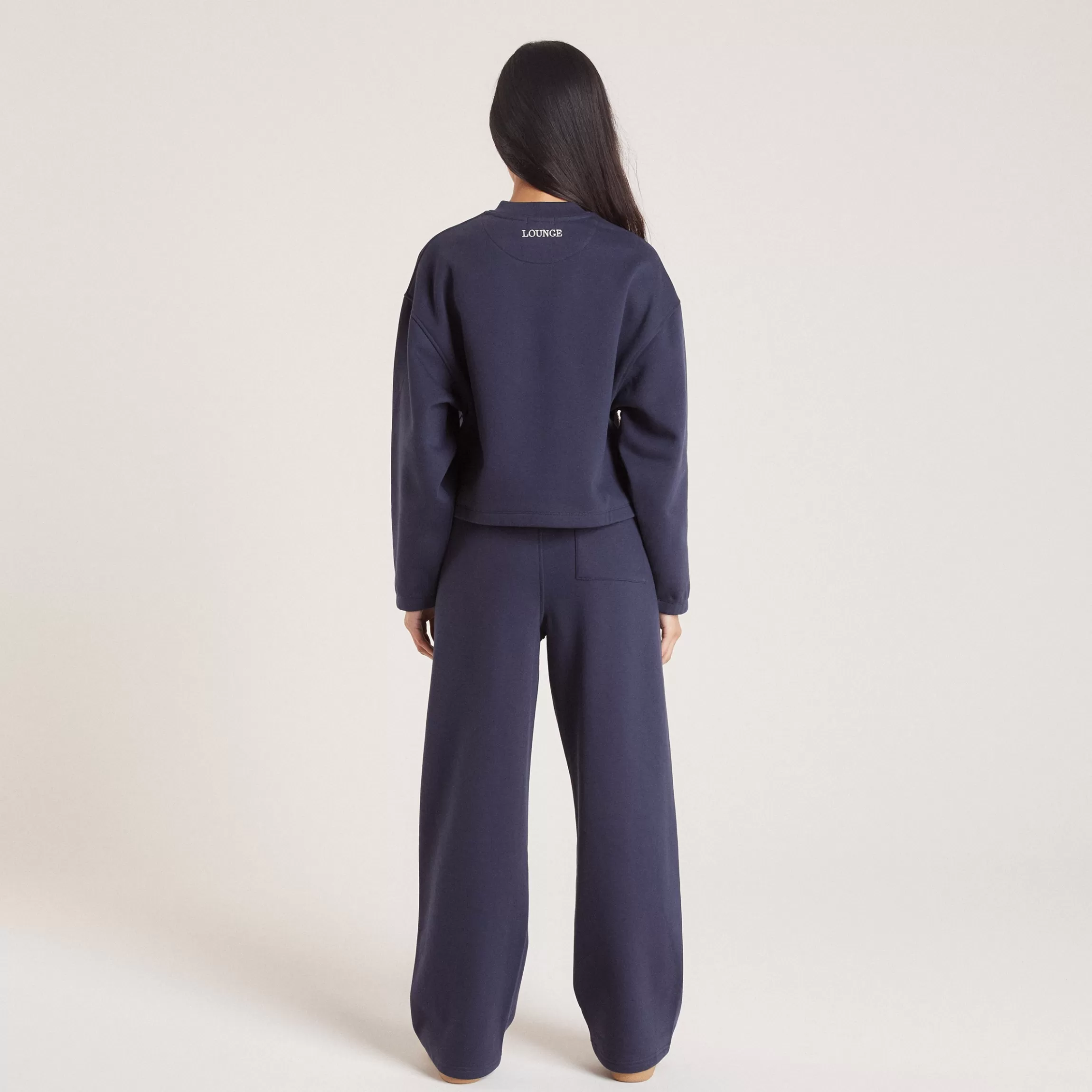 Lounge Rechte Joggingbroek - Inktblauw Hot