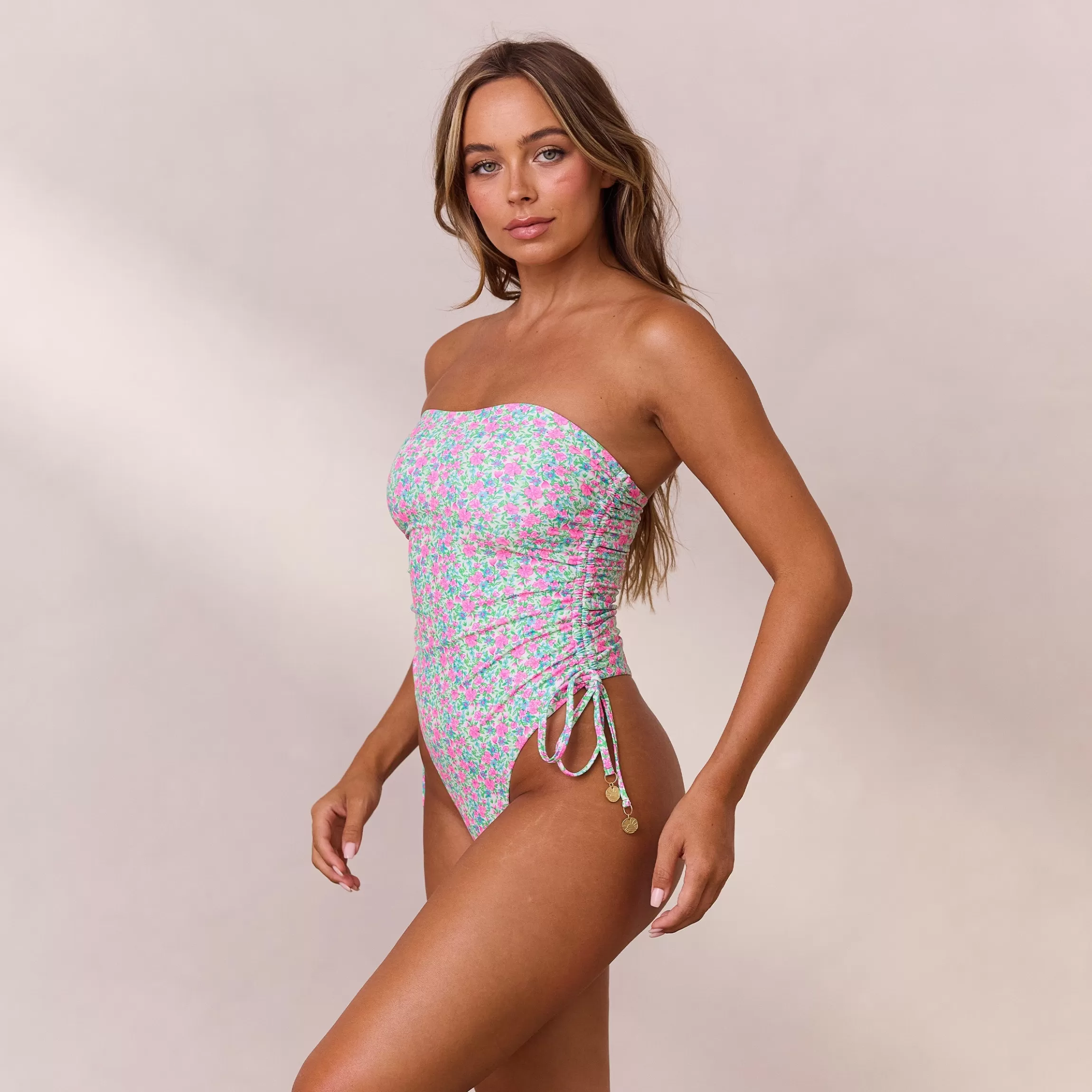 Lounge Ruched Strapless Badpak - Sweet Pea SweetPea Shop