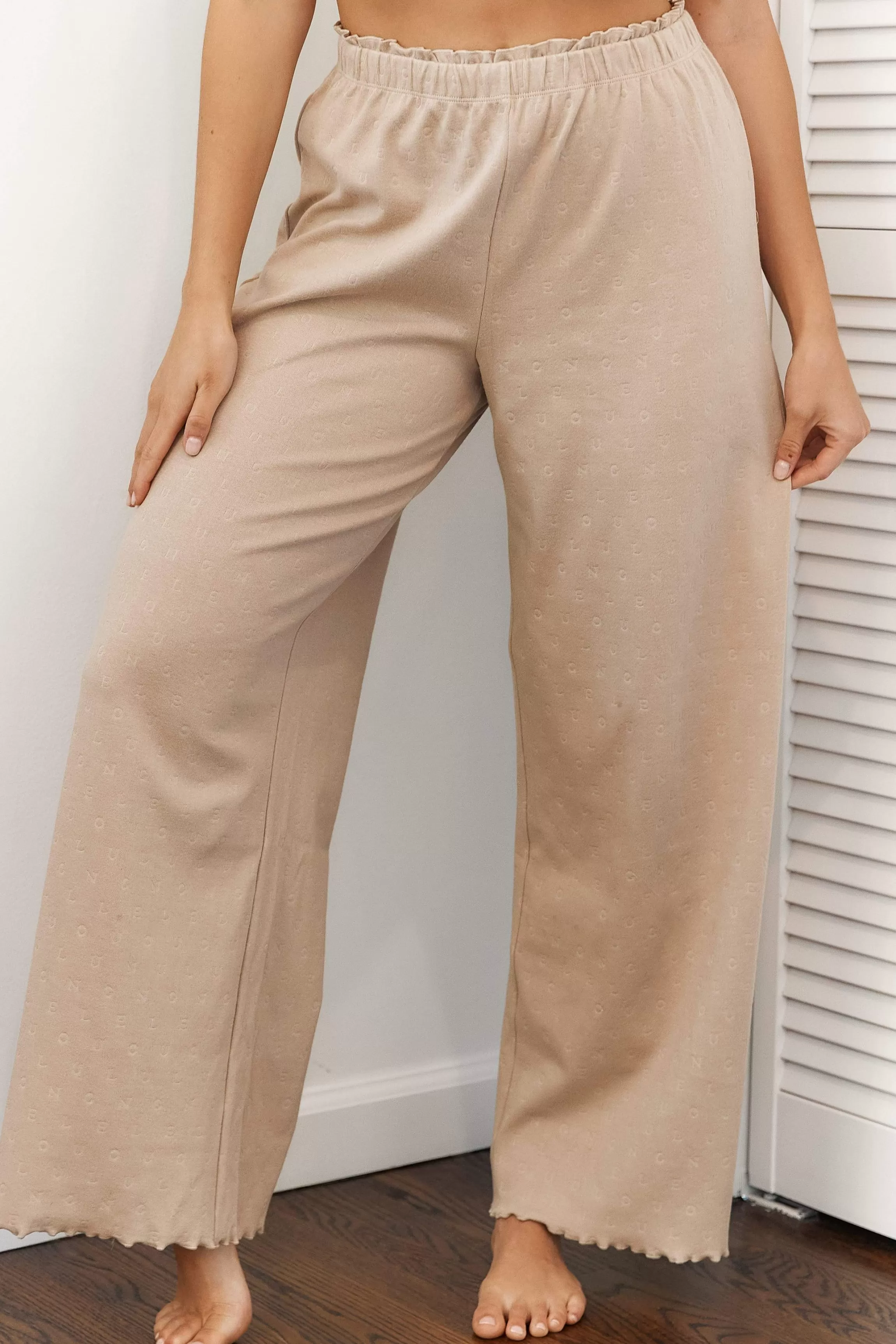 Lounge Ruffle Pyjamaset Broek - Nerts Sale