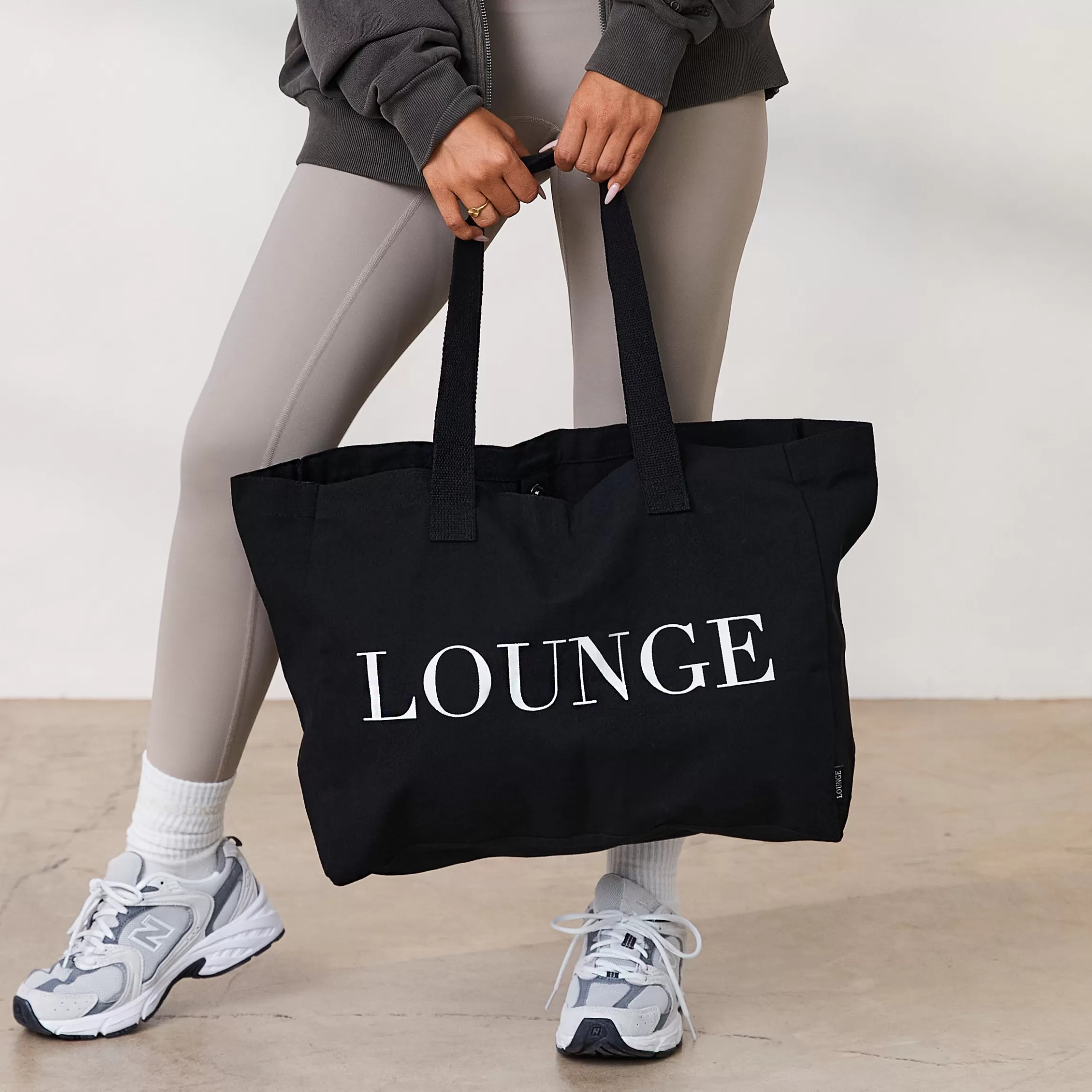 Lounge Signature Tote Bag - Zwart Sale
