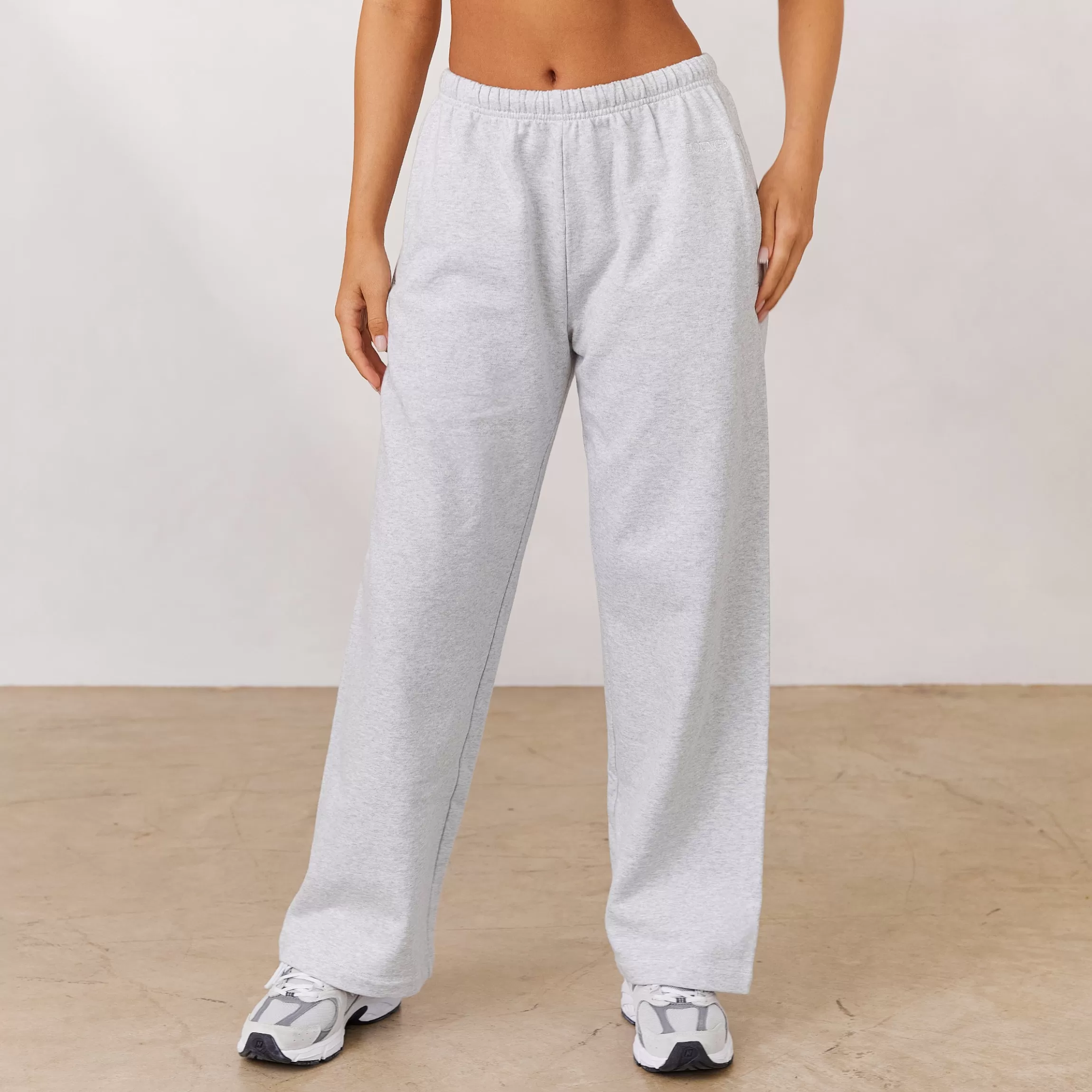 Lounge Varsity Rechte Joggingbroek - Vorstkleurig Store